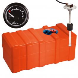 Inbouw Brandstoftank Kunststof Complete Set 102 Liter Inclusief Meter en Gever