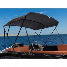 Navishade Biminitop 3 Boog 117 cm Black Edition Antraciet Doek