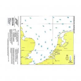 Stroomschuifkaart Noordzee Zuid