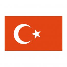 Turkse Vlag voor de Boot