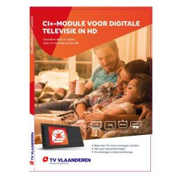 TV Vlaanderen CI+ Cam 803 Module met geïntegreerde Smartcard