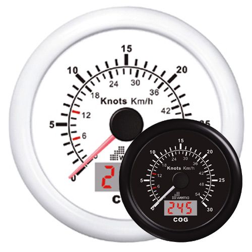 Kaufen Wema Silverline GPS-Tachometer 60 Knoten/110 km 12/24 Volt -  Angebot: 164.34 EUR