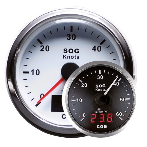 Kaufen Wema Silverline GPS-Tachometer 60 Knoten/110 km 12/24 Volt -  Angebot: 164.34 EUR