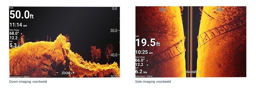 Fishfinder Sonar beeld