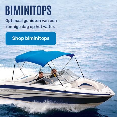 Biminitiop kopen ook voor rubberboot aanbiding