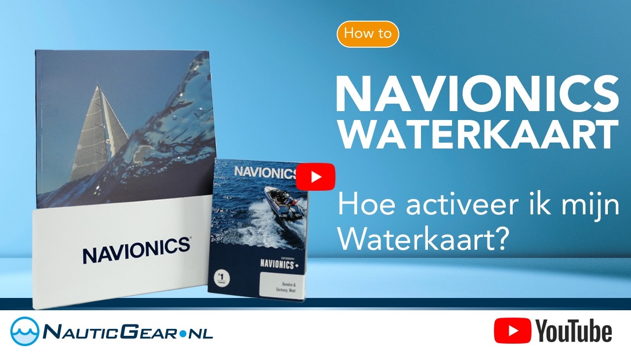 Navionics waterkaart activeren